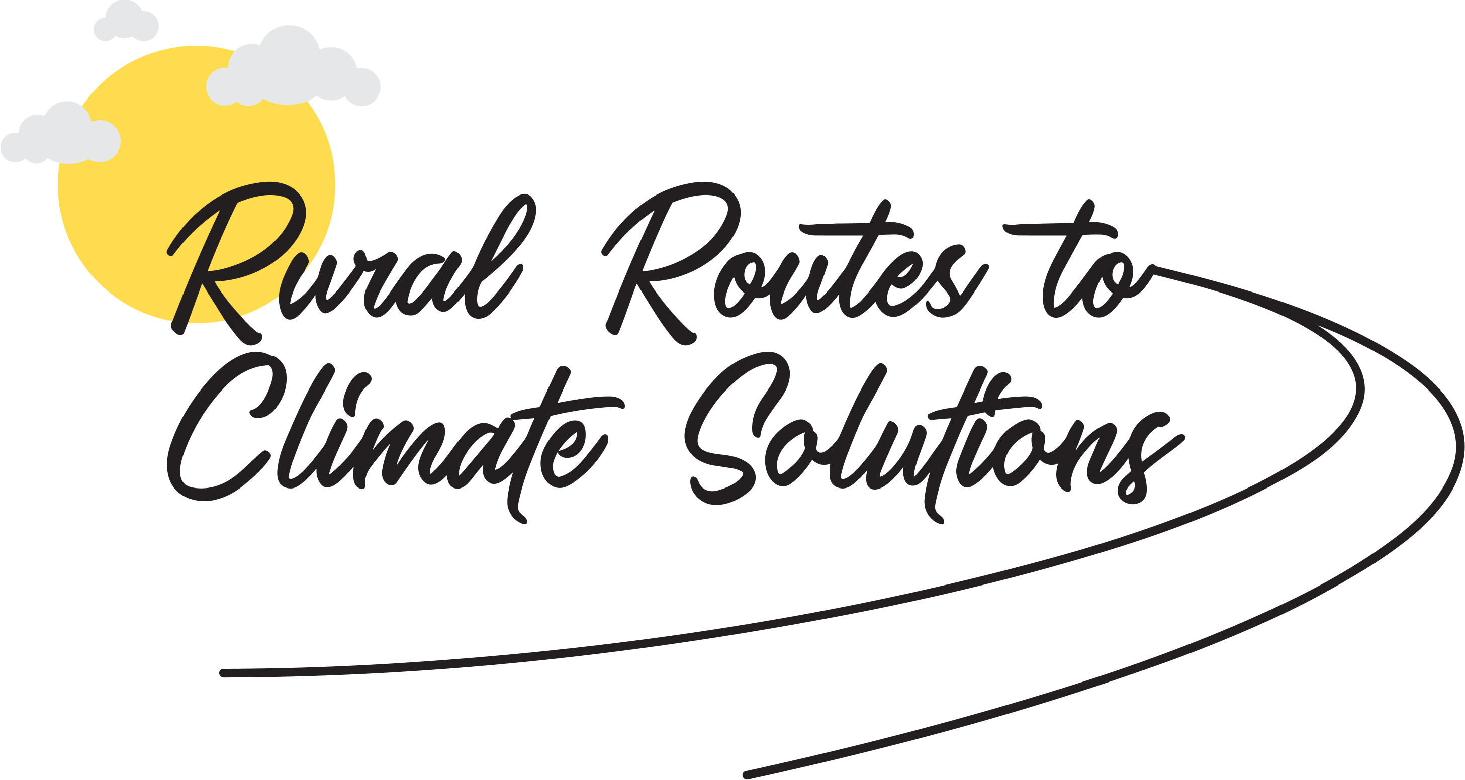 Logo for Rural Routes to Climate Solutions on a transparent background