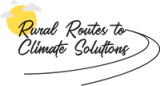 Logo for Rural Routes to Climate Solutions on a transparent background