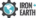 Logo for Iron & Earth on a transparent background