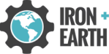 Logo for Iron & Earth on a transparent background