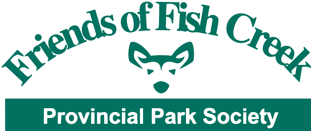 Logo for Friends of Fish Creek Provincial Park Society on a transparent background