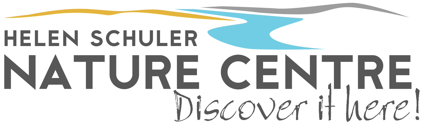 Logo for Helen Schuler Nature Centre on a transparent background