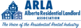 Logo for Alberta Residential Rental Association on a transparent background