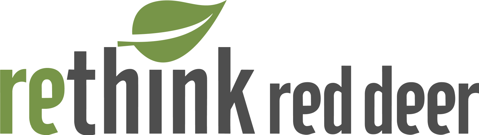 Logo for Rethink Red Deer on a transparent background