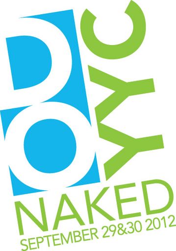 An event poster reading 'DO YYC NAKED: September 29&30 2012'