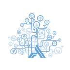 Vector art of various investments growing into a tree-like structure from the Alberta Real Estate Foundation logo