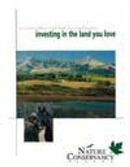 Document cover for resource 'A Conservation Tool Chest for Landowners: Investing in the Land You Love'