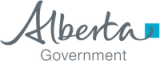 Logo for Government of Alberta on a transparent background
