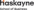 Logo for Haskayne School of Business on a transparent background