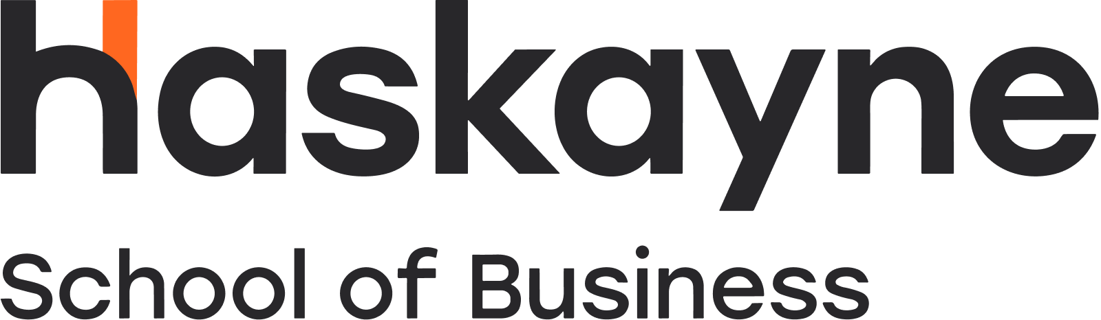 Logo for Haskayne School of Business on a transparent background