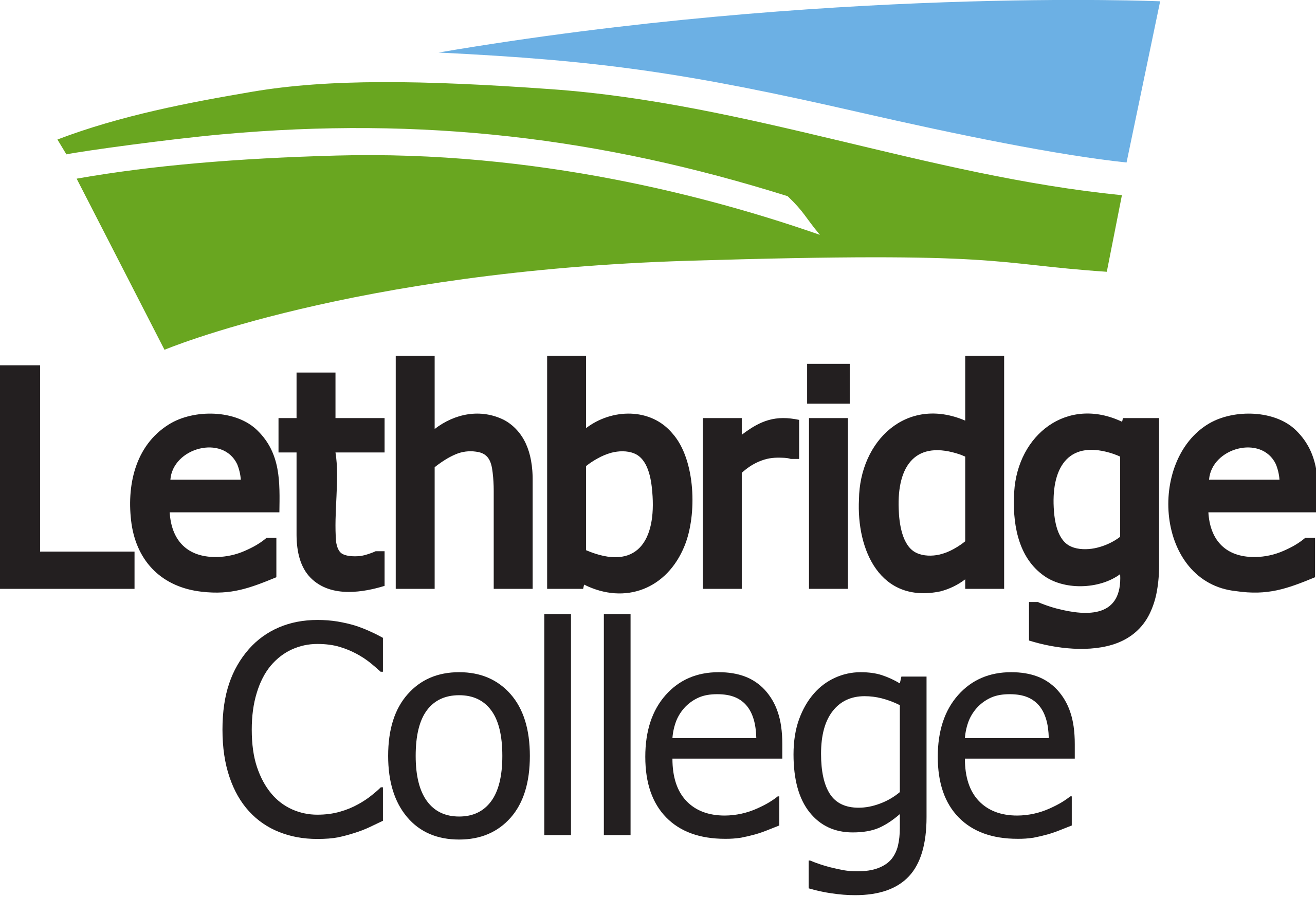 Logo for Lethbridge College on a transparent background