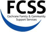 Logo for Cochrane Family & Community Support Services on a transparent background