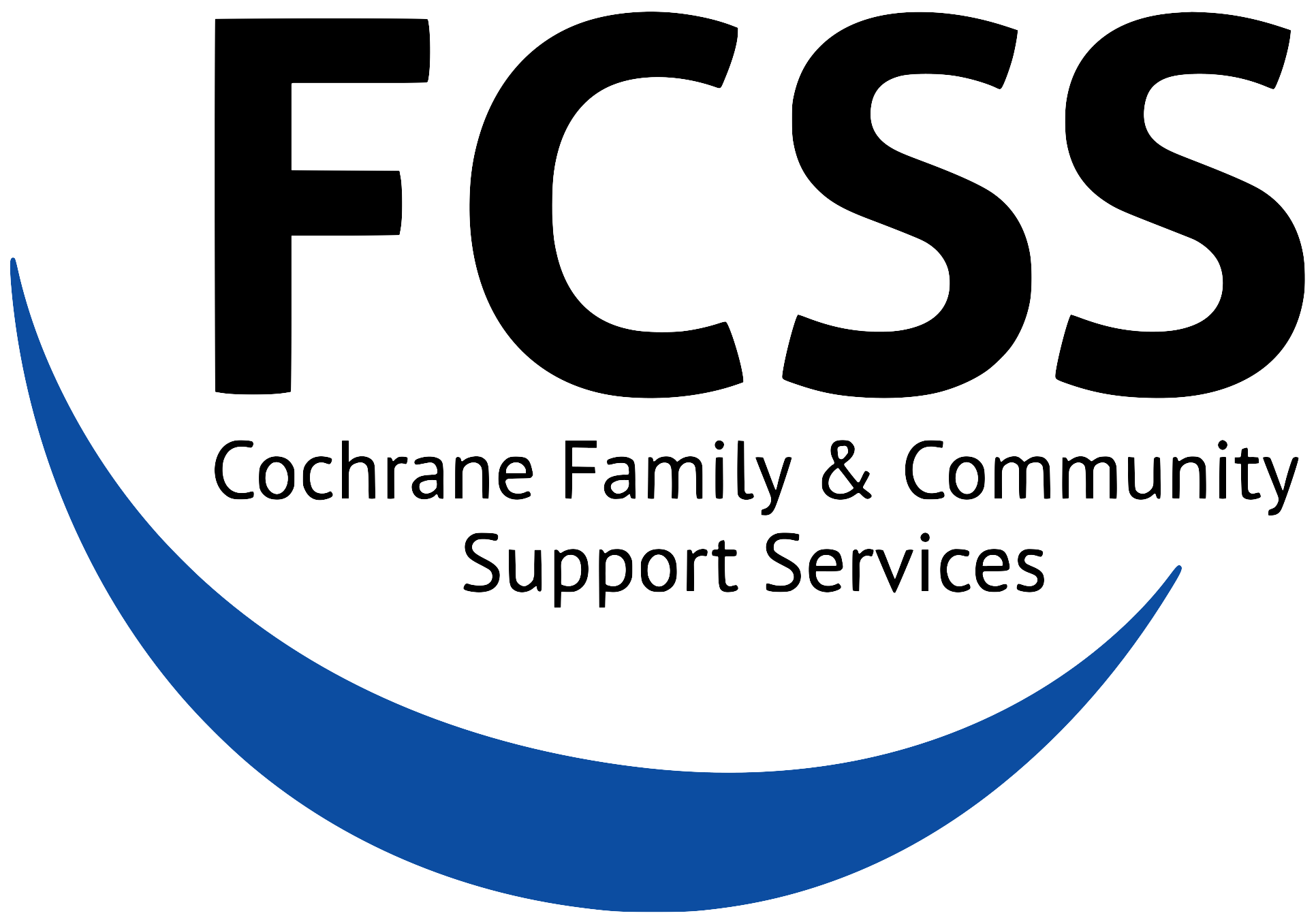 Logo for Cochrane Family & Community Support Services on a transparent background