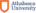 Logo for Athabasca University on a transparent background