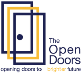 Logo for Camrose Open Door Association on a transparent background