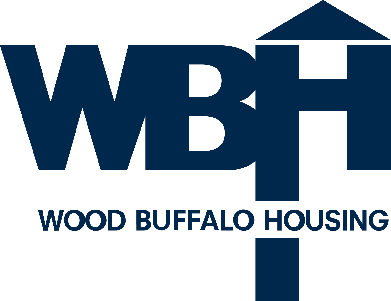 Logo for Wood Buffalo Housing and Development Corporation on a transparent background