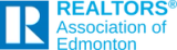 Logo for REALTORS Association of Edmonton on a transparent background