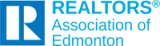 Logo for REALTORS Association of Edmonton on a transparent background