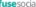 Logo for FuseSocial on a transparent background