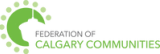 Logo for Federation of Calgary Communities on a transparent background