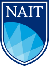 Logo for Northern Alberta Institute of Technology (NAIT) on a transparent background