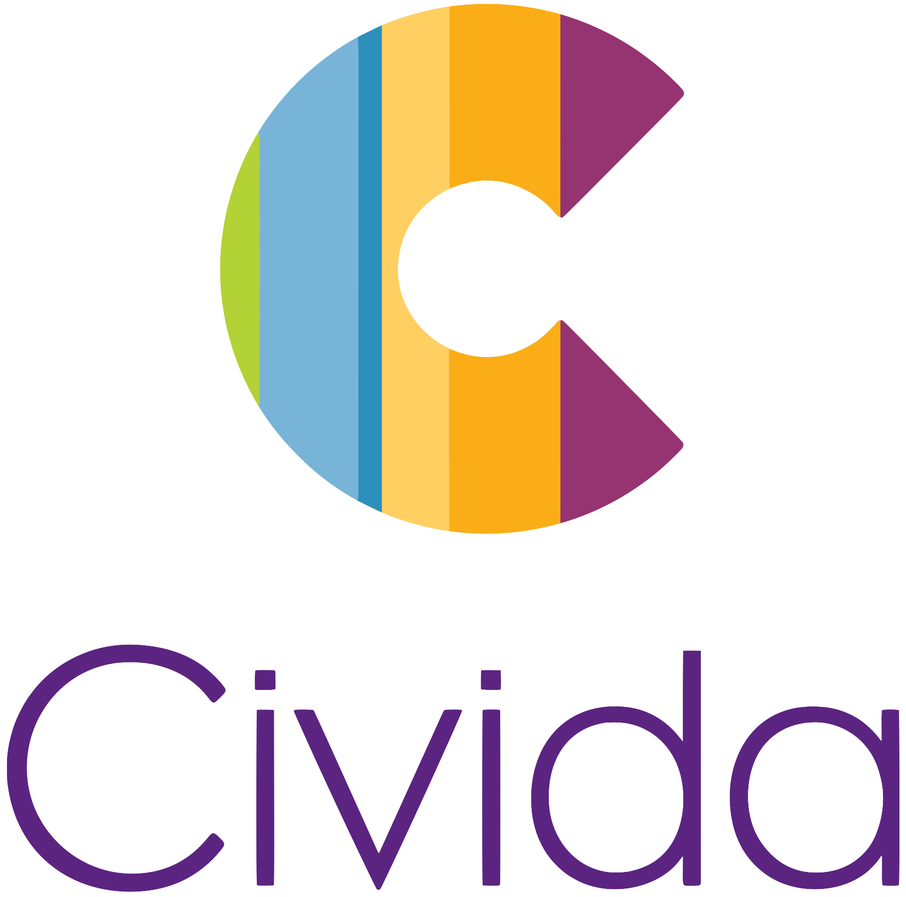 Logo for Civida on a transparent background
