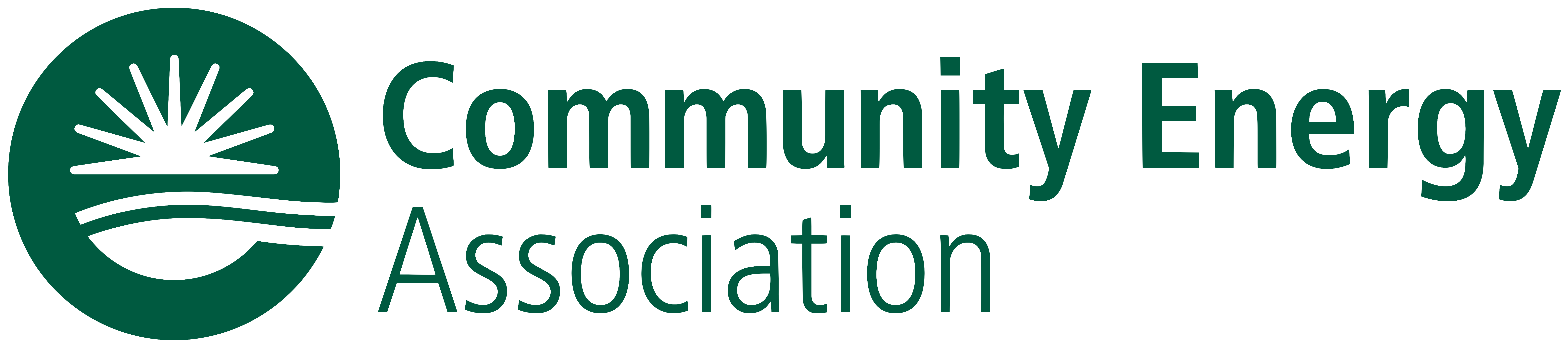 Logo for Community Energy Association on a transparent background
