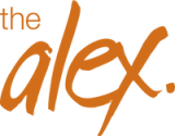 Logo for The Alex on a transparent background