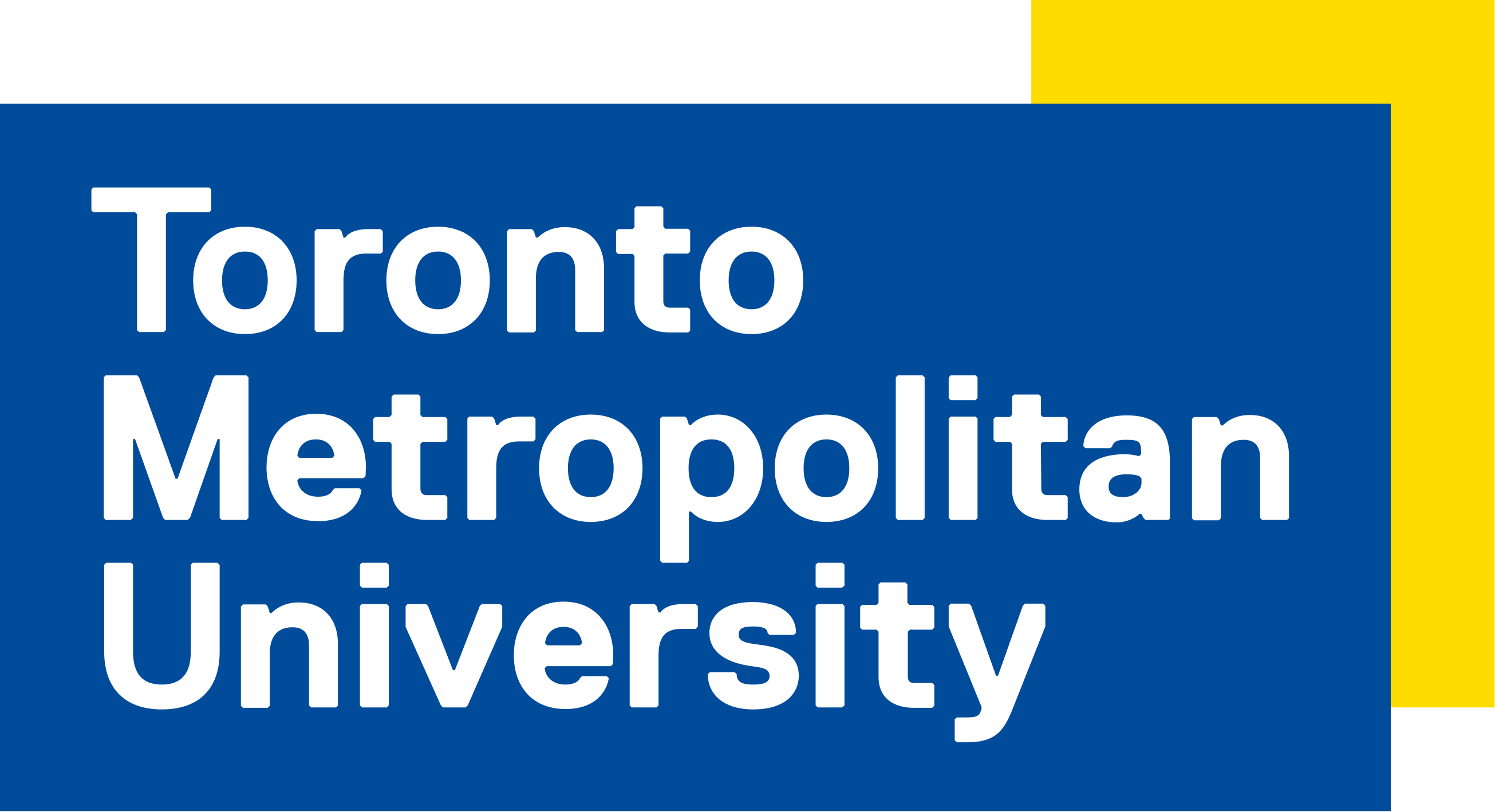 Logo for Toronto Metropolitan University on a transparent background
