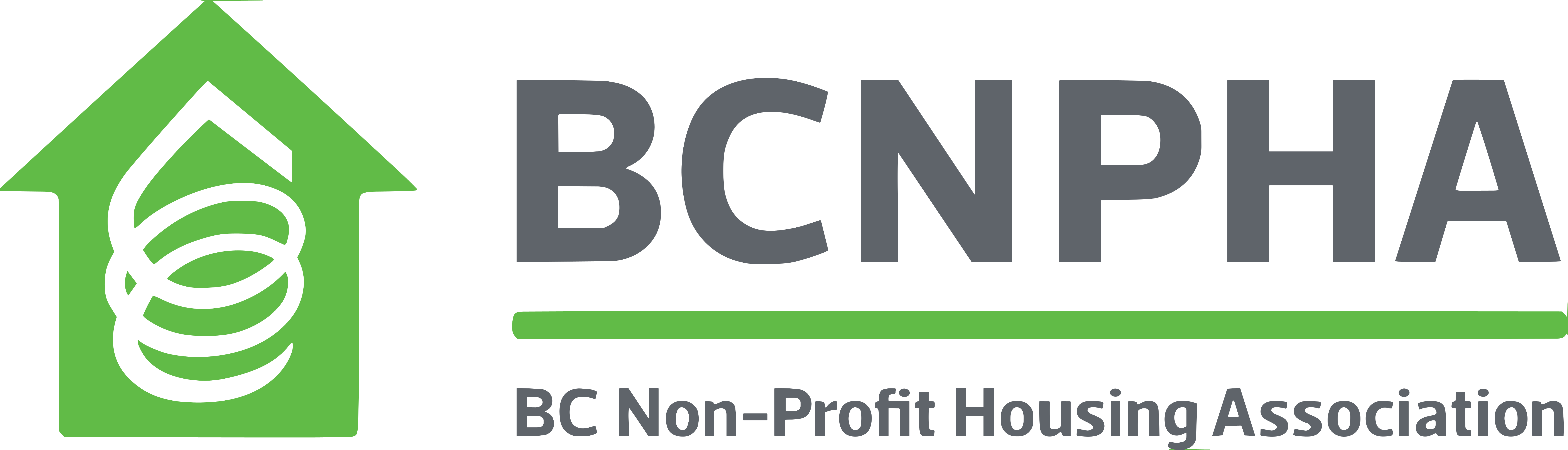 Logo for BC Non-Profit Housing Association on a transparent background