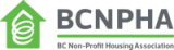 Logo for BC Non-Profit Housing Association on a transparent background