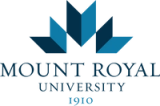 Logo for Mount Royal University on a transparent background