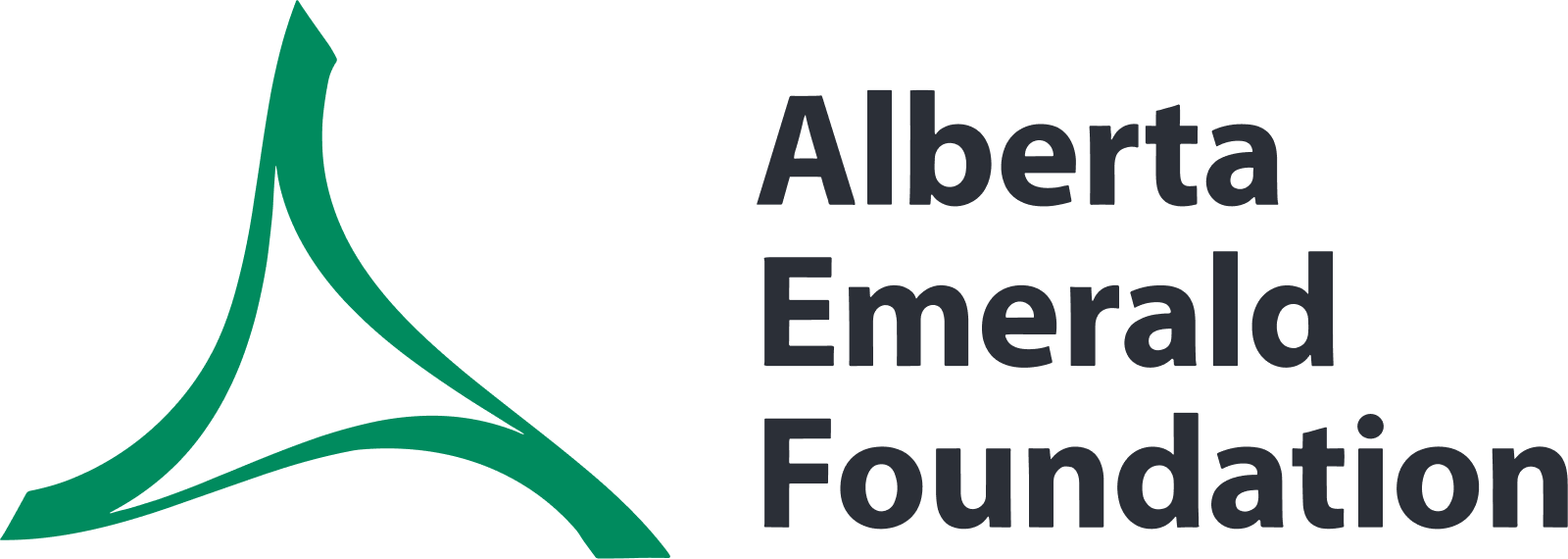 Logo for Alberta Emerald Foundation on a transparent background