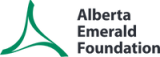 Logo for Alberta Emerald Foundation on a transparent background