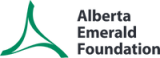 Logo for Alberta Emerald Foundation on a transparent background
