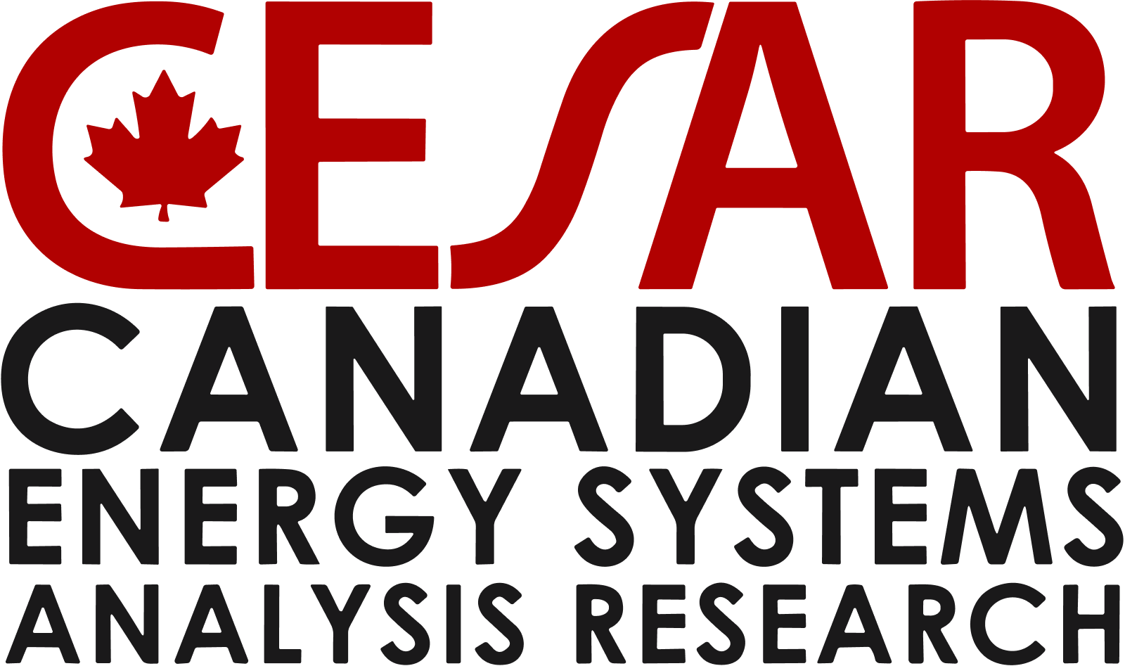 Logo for Canadian Energy Systems Analysis Research on a transparent background