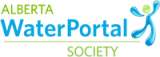 Logo for Alberta WaterPortal Society on a transparent background