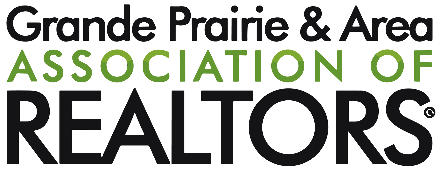 Logo for Grande Prairie Real Estate Board on a transparent background