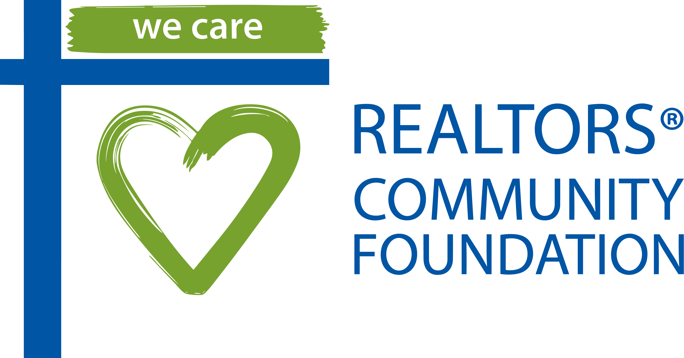 Logo for REALTORS Community Foundation on a transparent background