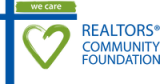 Logo for REALTORS Community Foundation on a transparent background