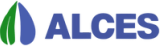 Logo for ALCES on a transparent background