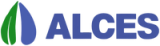 Logo for ALCES on a transparent background