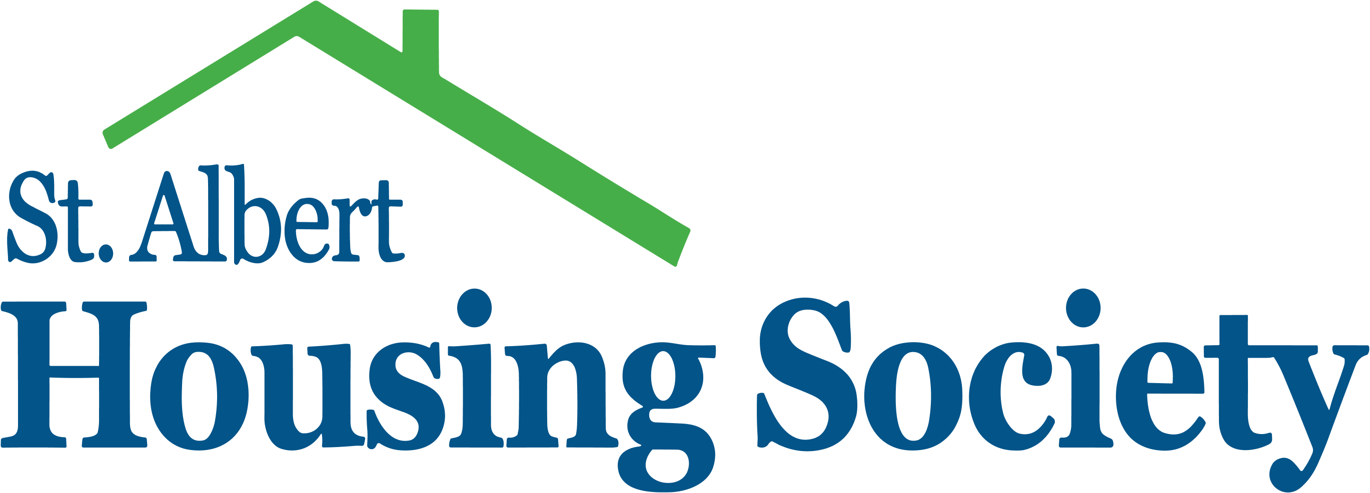 Logo for St. Albert Housing Society on a transparent background