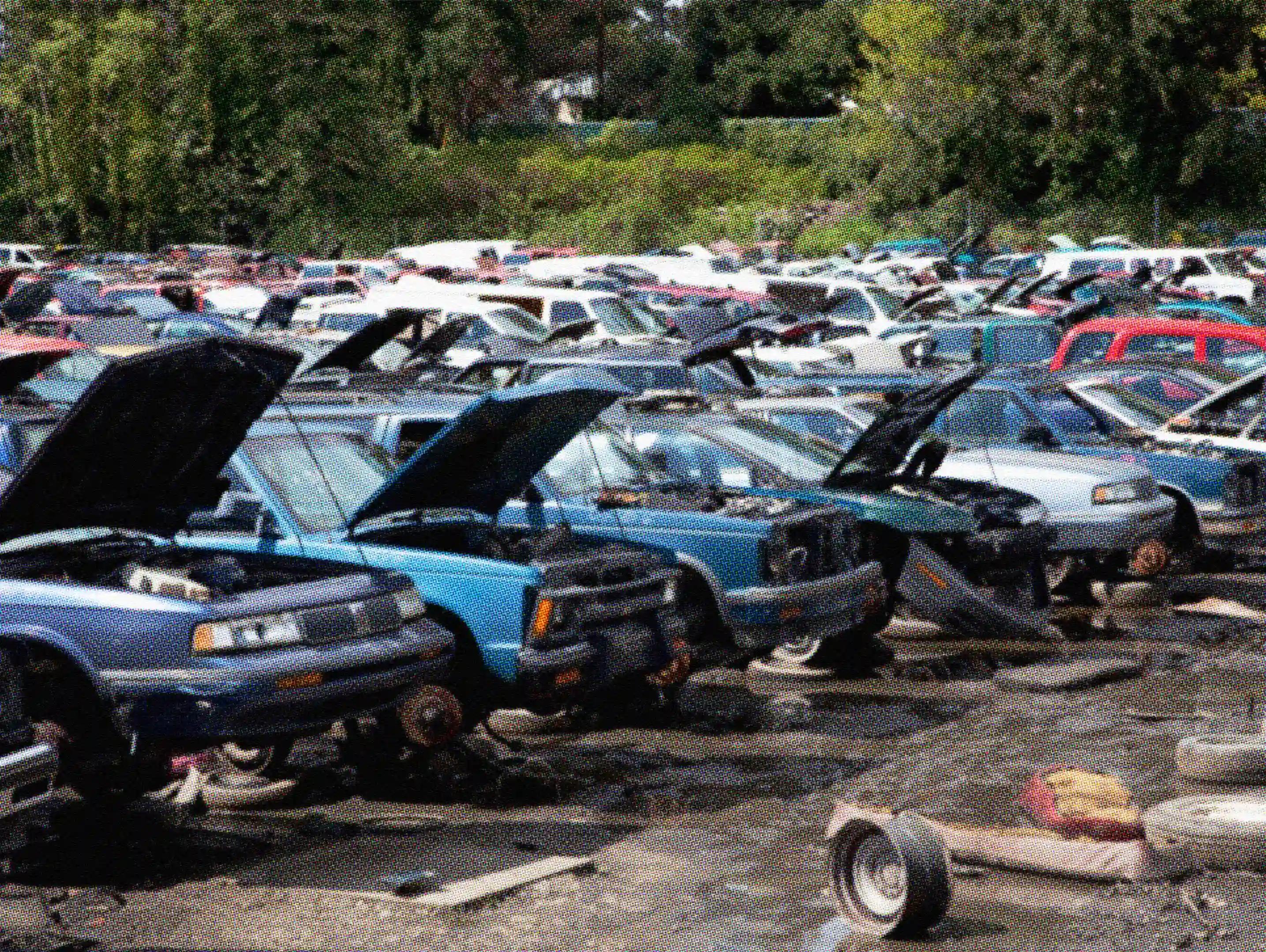 junkyard cars