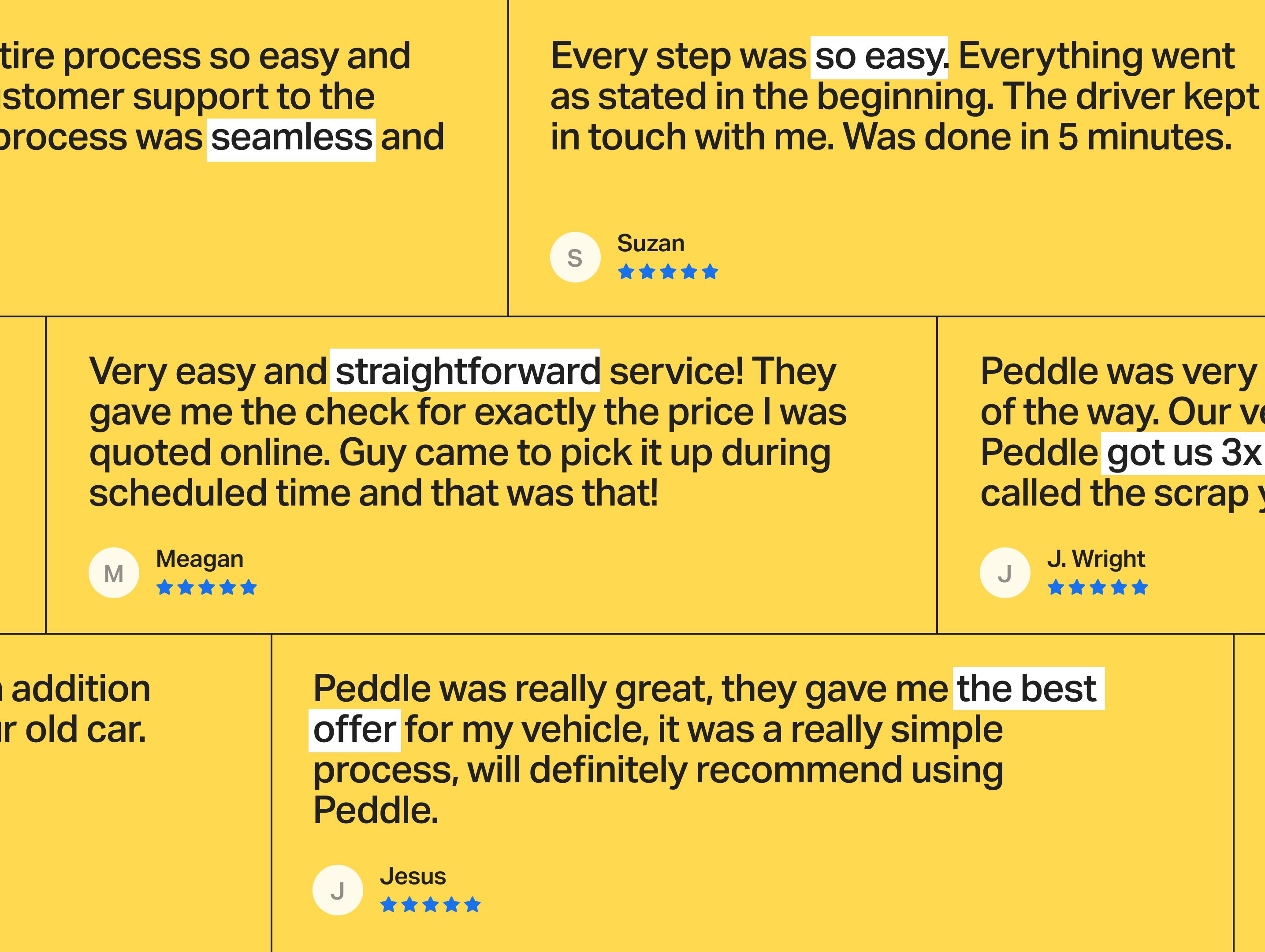 Find your car value | Instant cash offer for your car | Peddle®