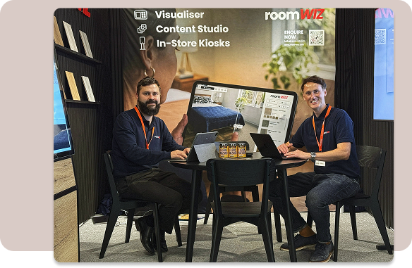 roomWIZ team at Harrogate flooring show