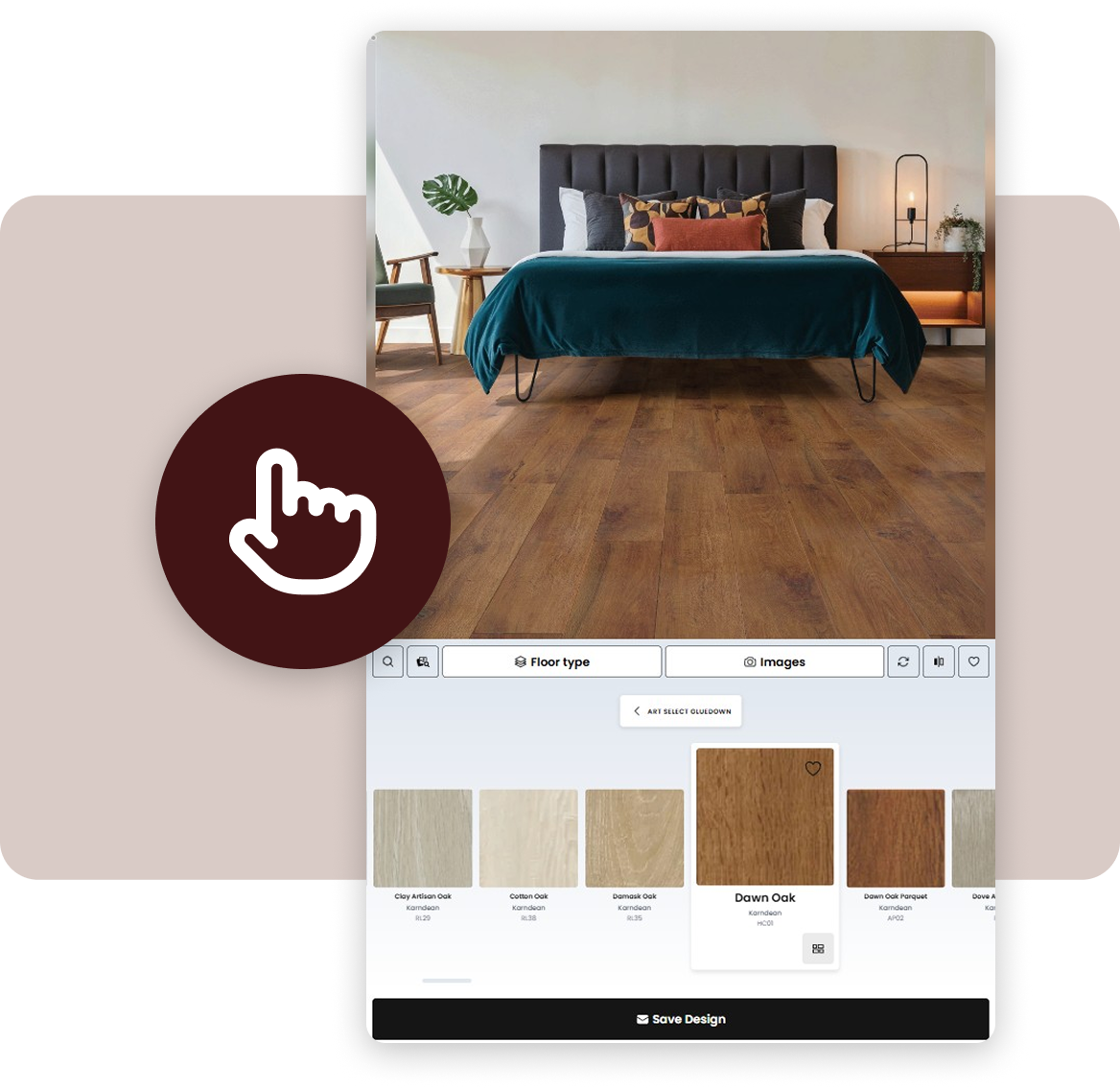roomwiz kiosk UI