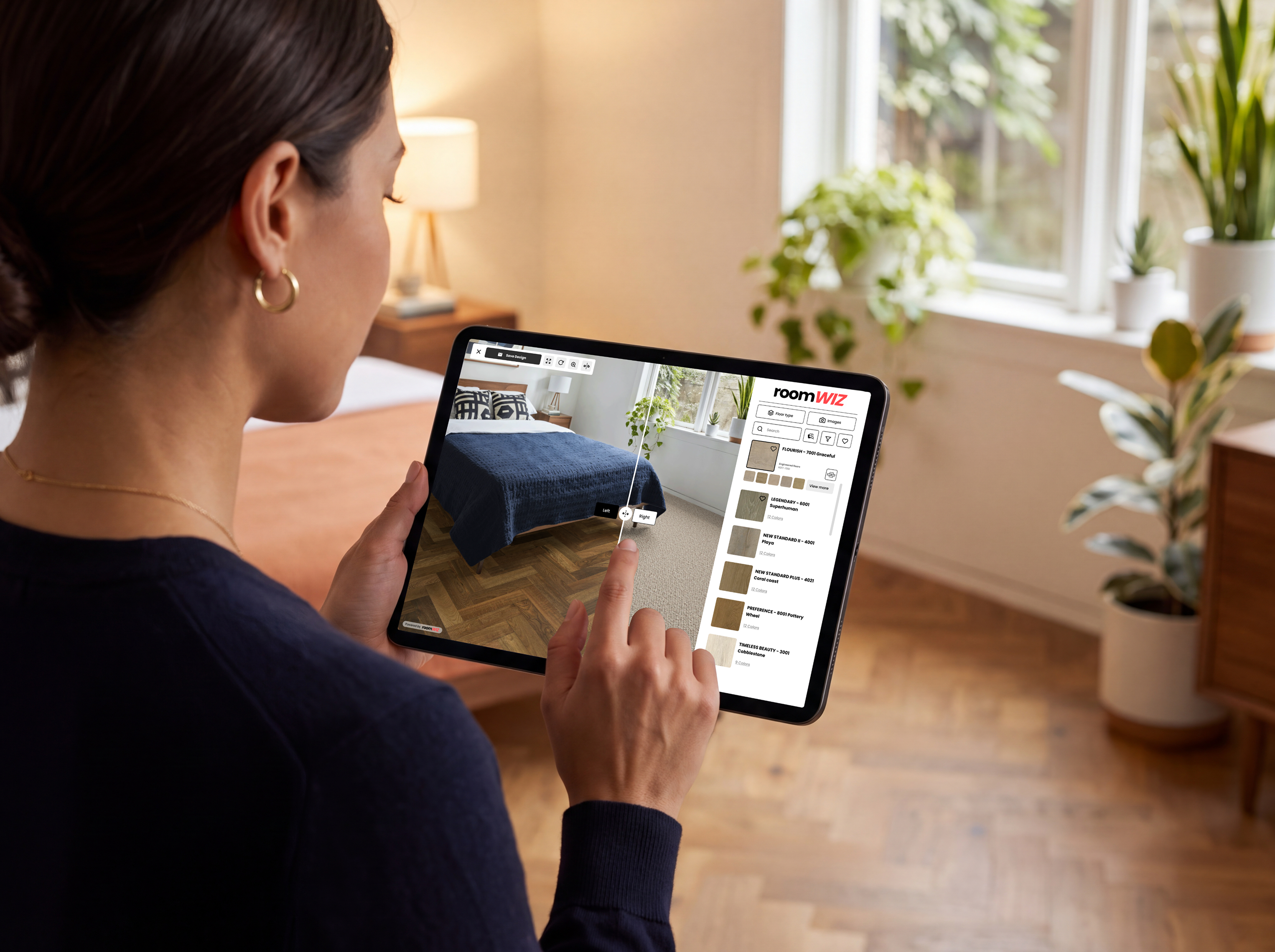 Using roomWIZ on an iPad
