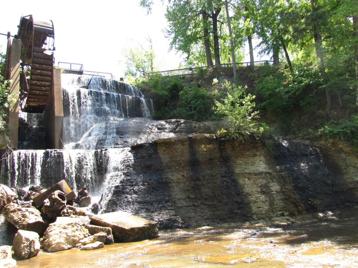 Dunn's Falls waterfall near Enterprise, Mississippi