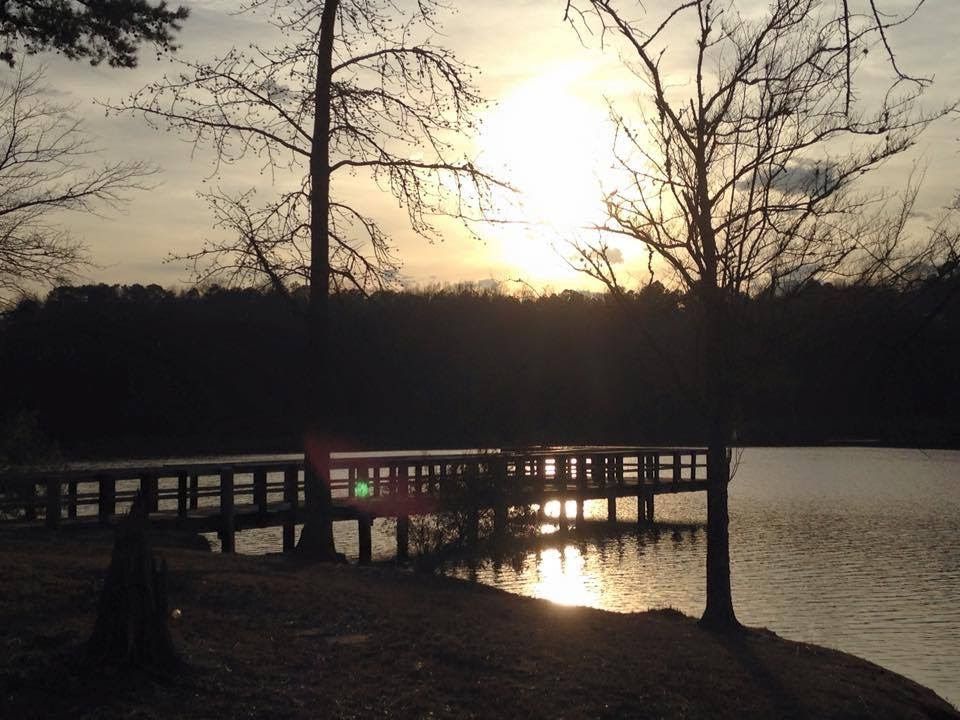 Archusa Creek Water Park lake near Quitman, Mississippi